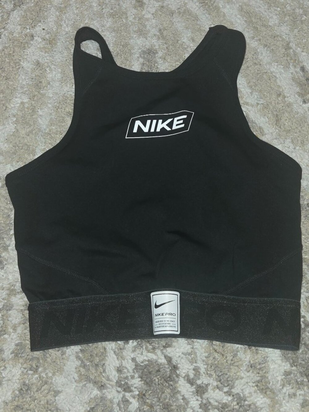 Nike Pro Dri-Fit Cropped Sports Tank Size S
